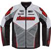 Icon Giubbotto Moto in Tessuto HOOLIGAN U-BOLT Rosso