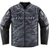 Icon Giubbotto Moto in Tessuto Icon HOOLIGAN TIGER'S BLOOD CE Gri