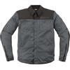 Icon Giacca Moto Estiva Casual Icon UPSTATE MESH CE Grigio