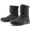 Icon Stivali Moto Adventure Icon ALCAN WP CE Nero