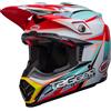 Bell Casco Moto Cross Enduro Bell MOTO-9s FLEX TAGGER EDGE Bianco