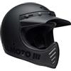 Bell Casco Moto Integrale Custom Bell MOTO-3 CLASSIC Nero Opaco L