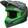 Bell Casco Moto Cross Enduro Bell MOTO-9s FLEX SPRITE Grigio Verd