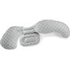 Boppy fodera per cuscino allattamento CRISS CROSS GREY - Bimbostore