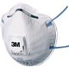 3M 8822 - Respiratore monouso, FFP2 NR D, con valvola, Pacco da 10 Pezzi