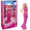 Barbie The Movie - Margot Robbie, Bambola del film Collezione con Abito Western Rosa e Cappello da Cowboy, Giocattolo per Bambini, 3+ Anni, HPK00