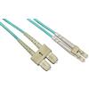 Link Cavo Fibra Ottica Multimode LSZH Duplex OM3 50/125, LC-SC, 0,5 mt.