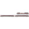 LIMA EXPERT HL4674 set di 3 carrozze aggiuntive ICE BR 401, livrea bianca/rossa,
