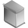 Menage Confort Pattumiera girevole 21 l in acciaio inox per mobile da cucina
