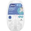 Chicco Perfect5 Chicco Tettarella Perfect 5 2M In Silicone 2 Fori Pezzi 1 St