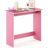 Furinno Simplistic Scrivania per Computer, Legno, Rosa, 39.37 x 80 x 75.57 cm