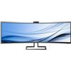 PHILIPS | Monitor Curvo 49" 5120x1440 499P9H Adaptive Sync HDR 400 Nero