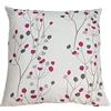 Duffi Home Federa Cuscino, Rosso, 60 x 60 cm