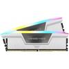 Corsair Vengeance RGB Bianco 32GB Kit 2x16GB DDR5 6000MHz CL30 - Memorie RAM