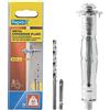 Rapid Confezione da 10 Tasselli ad Espansione in Metallo per Pareti Cave in Cartongesso e Truciolari dallo Spessore di 6-21 mm, Supportano fino ad un Carico di 40 Kg