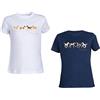 HKM Pony Club Maglietta, Bianco, 140 Unisex-Bambini e Ragazzi