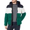Tommy Hilfiger Hooded Puffer Jacket Cappotto Alternativo in Piuma, Combo Verde, XXL Uomo