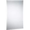 Relaxdays Specchio da Parete senza Cornice, 40x60 cm, da Appendere in Verticale o Orizzontale, Bagno Corridoio, Chiaro