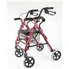 Antar AT51018 Alluminio Camminatore con Basket 9.40 kg, Rosso