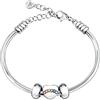 Morellato Drops Bracciale Donna in Acciaio, Cristalli - SCZ1259