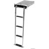 Douglas marine Scaletta a Scomparsa Montecarlo 4 Gradini Larghi con Maniglia