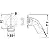 OSCULATI Tappo imbarco in Acciaio Inox 30° Fuel 38 mm
