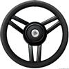 OSCULATI Volante Ghost 3 razze Ø mm 350 pelle nera