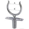 - Scalmo a Scatto in Ottone Cromato 42 mm