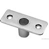 - Boccola per Scalmi in Ottone Cromato due Fori 60 x 23 mm