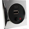 BATSYSTEM Presa USB cromata 5 V