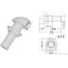 OSCULATI Sfiato in plastica Ø 16 mm
