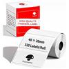 Phomemo Termica Etichetta Autoadesiva Compatibile Con Stampante Etichette | M220 M250 M221 M120 M150 M108 M110 M421, Adatta Per Ufficio, Casa, Scuola, 40x20 mm, 320 Etichette/Rotolo