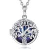 EUDORA Harmony Ball Collana Chiama Angeli Gravidanza Ciondolo Per Donne incinte, Collana Albero della vita ciondolo con musicale Sfera per Futura Madre Regalo Gioielleria
