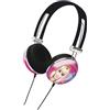 Lexibook, Barbie, Cuffie stereo, volume sicuro per bambini, pieghevole e regolabile, rosa/viola, HP010BB