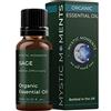 Mystic Moments Olio Essenziale Organico di Salvia - 10ml - 100% Puro