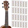 TIGER UKE-24-STICKER, Foglio di Adesivi per Note per Ukulele per Principianti, Marcatori Tastiera, 24 Fogli