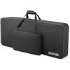 Donner Custodia per Tastiera da 61 Tasti, 102 x 42 x 15 cm Borsa per Pianoforte Elettrico con Imbottita da 10 mm e Nylon Oxford 600D, Nero