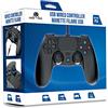 Freaks And Geeks FREAKS PS4 Controller Wired Black V2