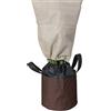 Noor antigelo Protezione Borsa PP/PE, Marrone, 40 x 35 cm