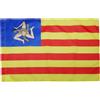 AZ FLAG BANDIERA SICILIA INDIPENDENTISTA 90x60cm - BANDIERA SICILIANA NAZIONALISTA 60 x 90 cm foro per asta - AZ FLAG