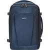 ECOHUB Zaino Ryanair 40x20x25 da Viaggio 13 Tasche Bagaglio a Mano Valigia Sotto il Sedile Maniglia Borsa Aereo Ecologica in PET Riciclato da 20 Litri, Brevettato(Blu)