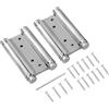 KATSU Tools KATSU Cerniere a Molla a Doppia Azione 3 75mm, 1 Paio con Viti Cerniere per Porte a Battente Doppie in Acciaio Inossidabile per Porte Interne ed Esterne Della Cucina Del Bar e Del Salone 54611030