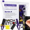 Rackstuds P100 Rack Mount II - Viti da Rack per Guide Server 19 con Punteggiatura Quadrata Verticale, Perfetta Sostituzione per Dadi a Gabbia, Studs da Rack - Viola 3.2mm/0.126 Confezione da 100