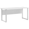 Schildmeyer Möbelpartner Denver - Scrivania in metallo, 75 cm, colore: Grigio chiaro
