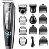 Hatteker Regolabarba Tagliacapelli Uomo Professionale Barba e Capelli e Corpo Bodygroom Regolatore per Capelli impermeabile 5 in 1