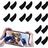 CRLLDPM Manicotti Dita da Gaming per Cellulari,16 Pezzi(8 paia) Maniche per Dita da Gioco Mobile Professionale, Finger Sleeve per Gioco Cellulare,Gaming Finger Sleeve Manicotto per Pollice per Touch Screen