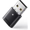 UGREEN Adattatore Bluetooth 5.0 Chiavetta Trasmettitore per PC Windows 11 10 8.1 7, Dongle USB Collegato al Controller Auricolare Tastiera Mouse