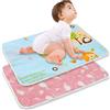 ZYUPHY Materassino fasciatoio impermeabile, lavabile, pannolino, ultra assorbente, per neonati e bambini 50 x 70 cm