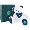 Doudou et Compagnie- Licence Jo Paris 2024 Giochi Olimpici e Paralimpici Parigi 2024-ORSO, Colore Orso Bianco Premium-Bandana, 37 cm, JO2451