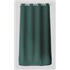 ED ENJOY HOME Tenda decorativa con occhielli argentati, 140 x 240 cm, verde scuro, 100% poliestere, satinato, collezione Basic